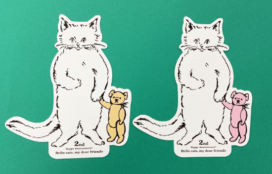 Hello cats, my dear friends 様  ショップ２周年記念のポストカード