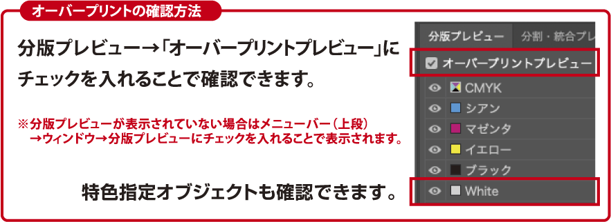 ホワイト印刷