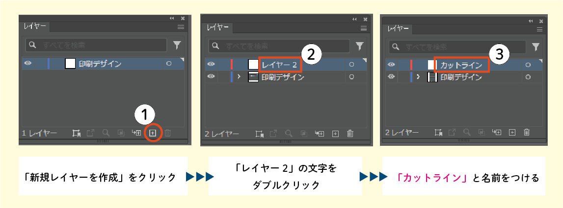 新規レイヤー